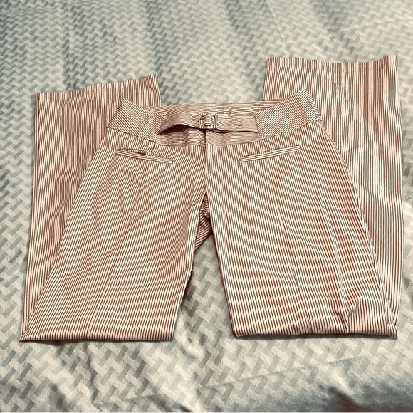 Nanette Lepore Vintage Ivory Mid Rise Wide Leg Pants Size 4 - Picture 1 of 9